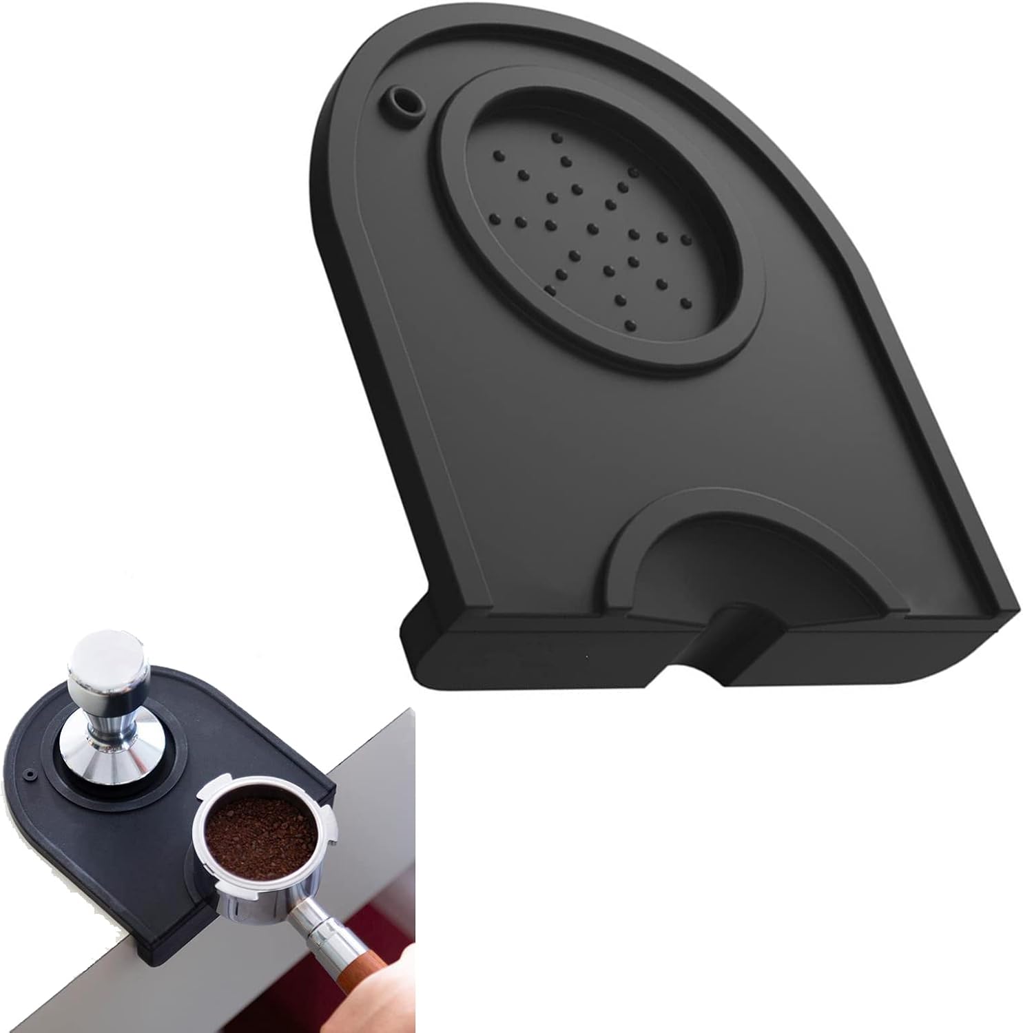 Tampermatte, Espresso-tampermatte, Kaffeepulver-presskissen, Kaffeetampermatte, Espresso-tamper-eckhalterung Für Barista-werkzeuge, Heimküche, Café