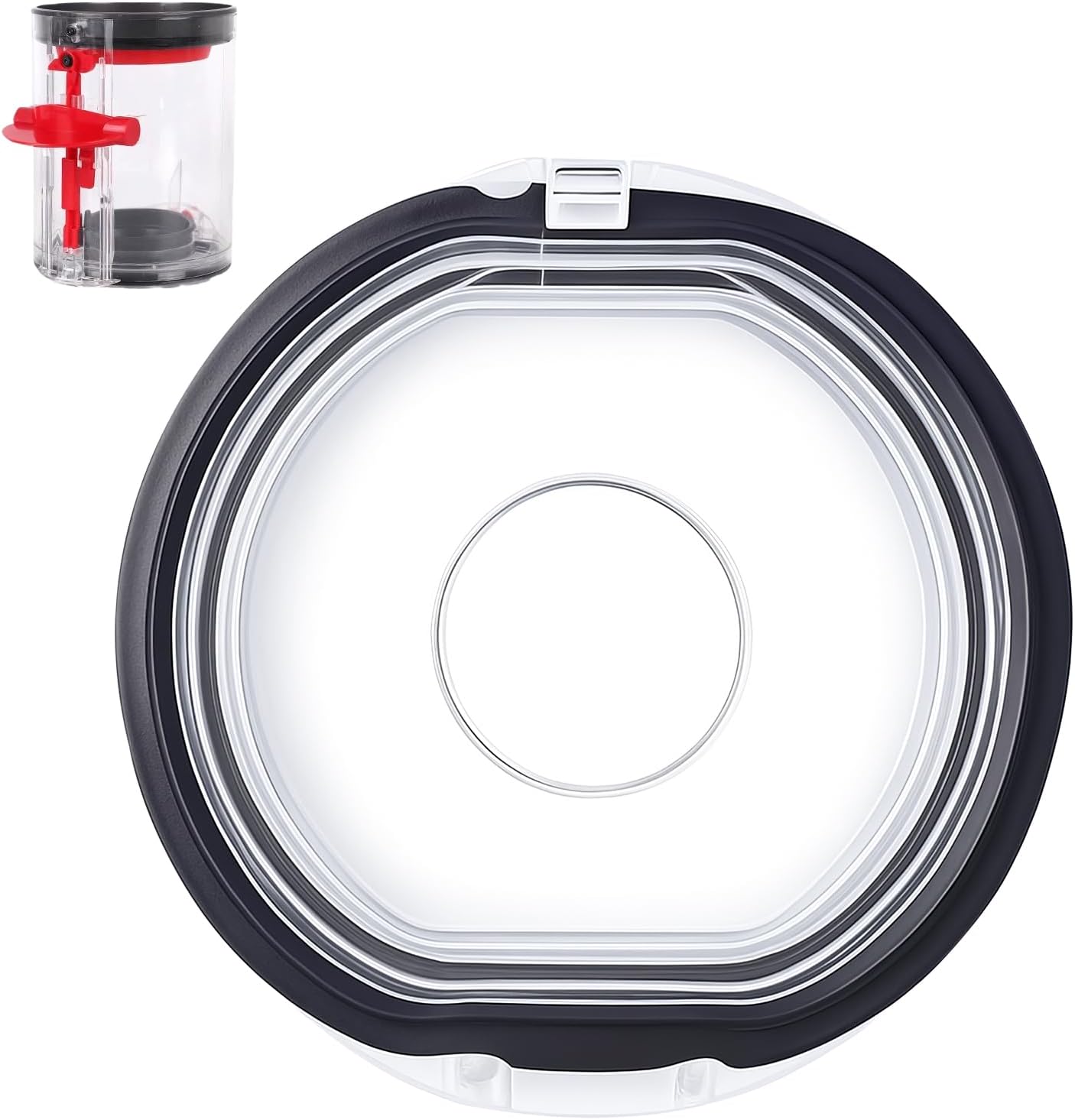 Staubbehälterdeckel Für Dyson V7, V8, Sv11 Und Sv10 Staubsauger, Ersatzdeckel Für Den Staubbehälter Mit Dichtungsring, Ersatzteile Für Den Staubbehälterdeckel