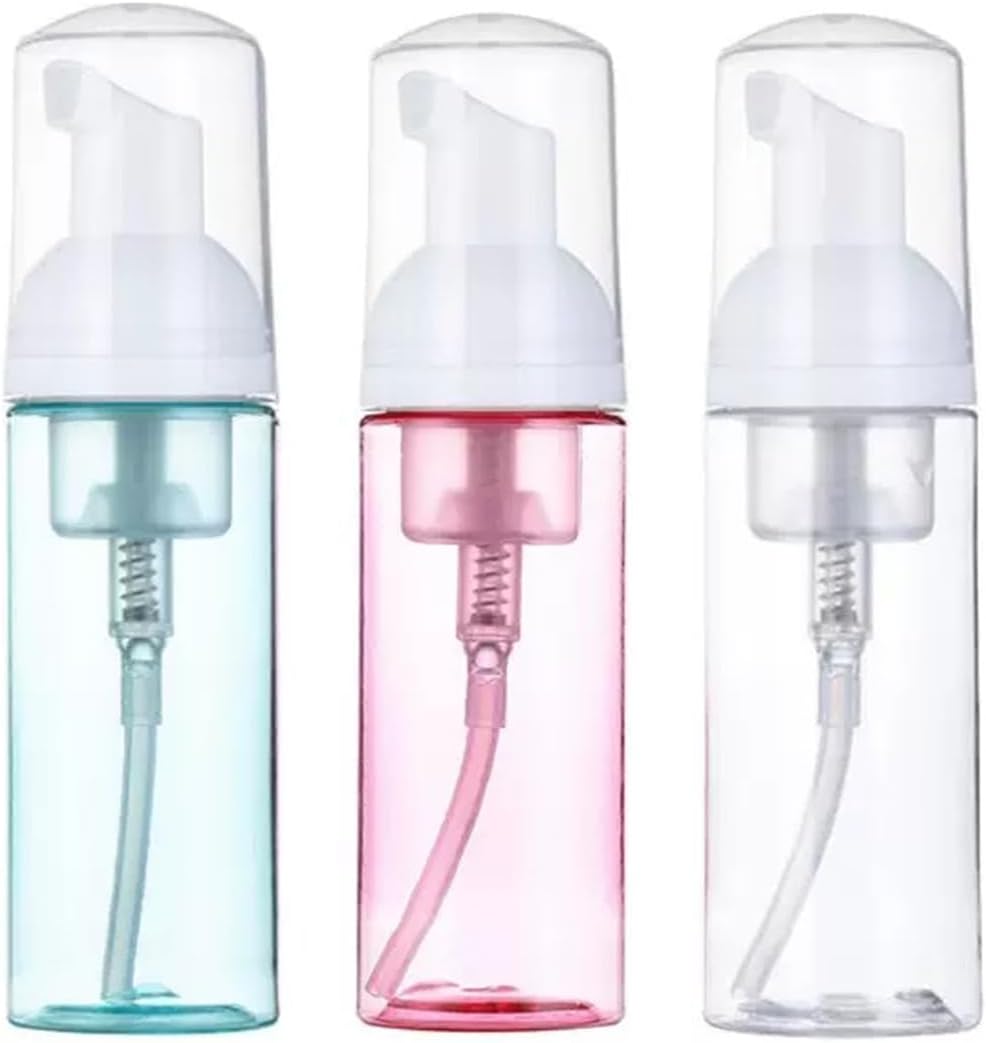 Set Mit 3 Leeren Schaumseifenspendern, 60 Ml – Nachfüllbar Für Handseife, Gesichtsreinigung, Wimpernshampoo Und Hautpflegeprodukte, Praktisch Und Vielseitig