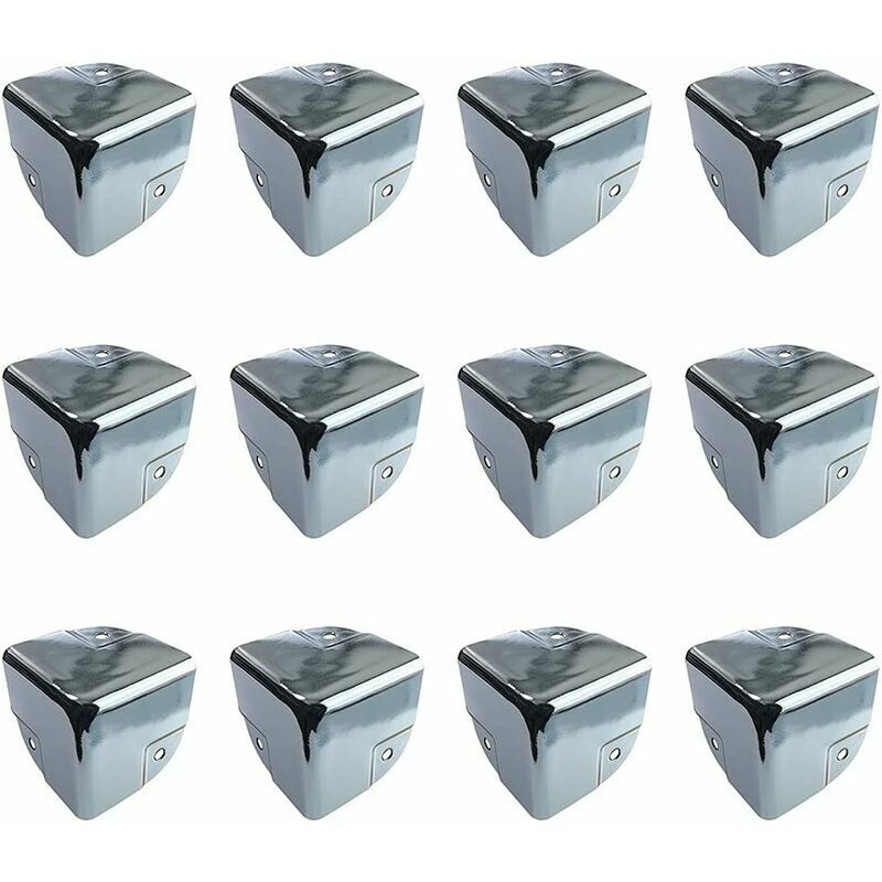 Möbelschutz, Eckenschutz Aus Metall, Tischkantenschutz, 12 Stück, Kantenschutz Aus Metall Für Tische Und Scharfe Möbel