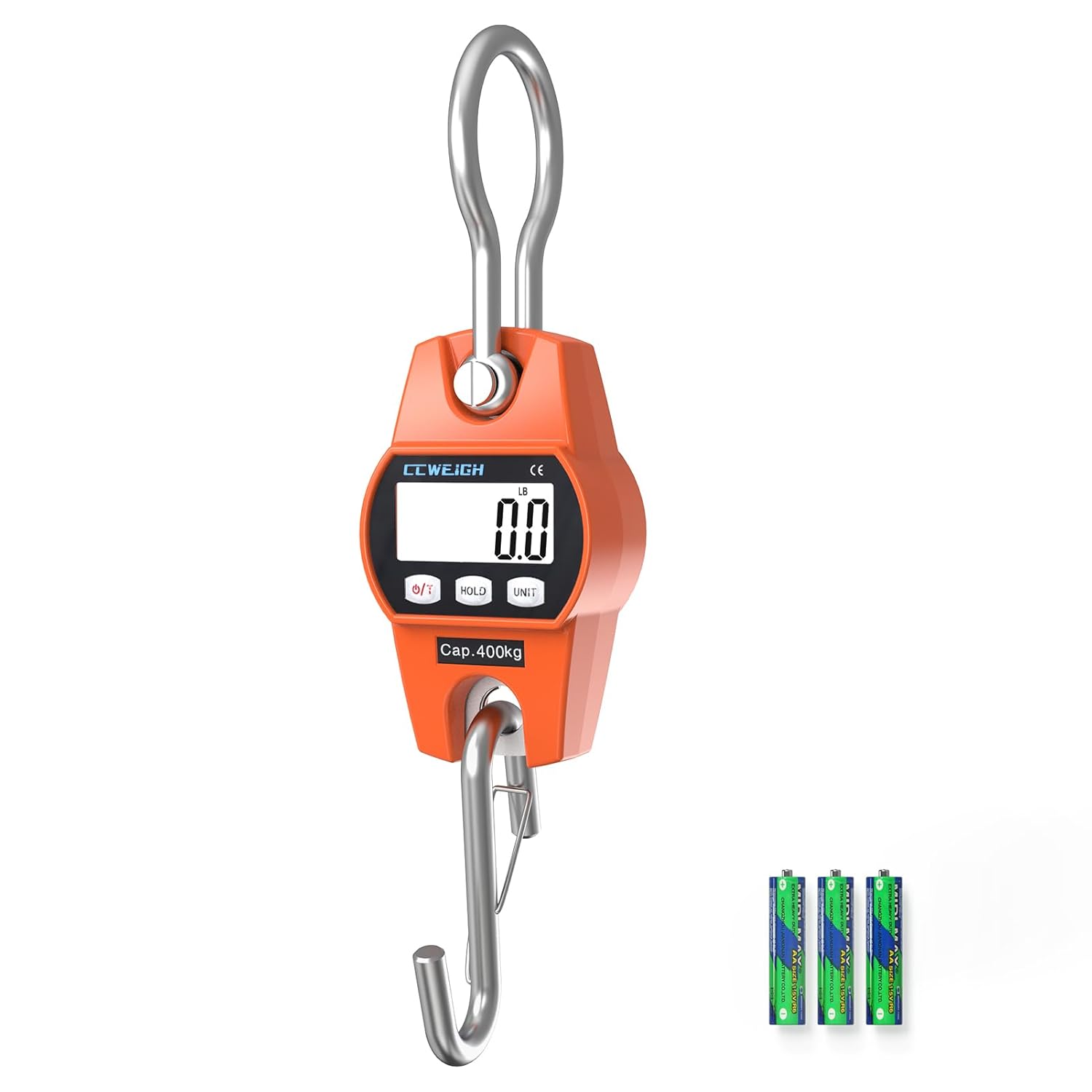 Balance-hosenträger, Tragbar, 880 Lb/400 Kg, Balance-gepäck, Mit Flaschen Und Kunststoff-abs Und Großem Lcd-bildschirm, Mini-balance, Numérique, Tragbar, Balance De Pêche, Für Sport, Jagd, Reisen