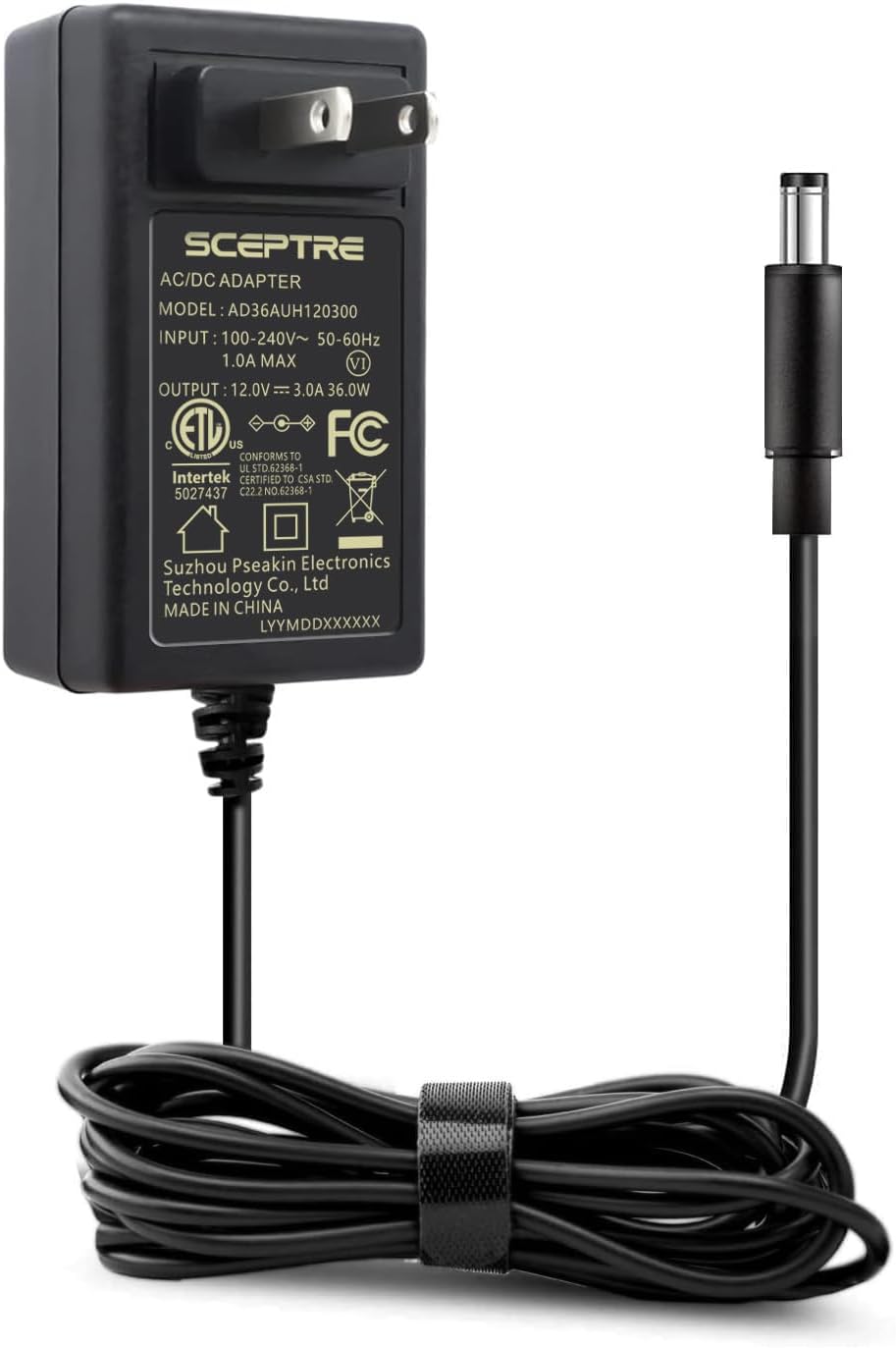 Kado-sektionsadapter 12 V-3 A, Netzkabel Ac/dc, Originalteil Für Die Zepter-monitore Der Serien C248w-1920rn, E205w-16003r, E225w-19203r, E248w-19203r, E248b-fpt168, E275b-fpt165, E275w-fpt Und E275w-