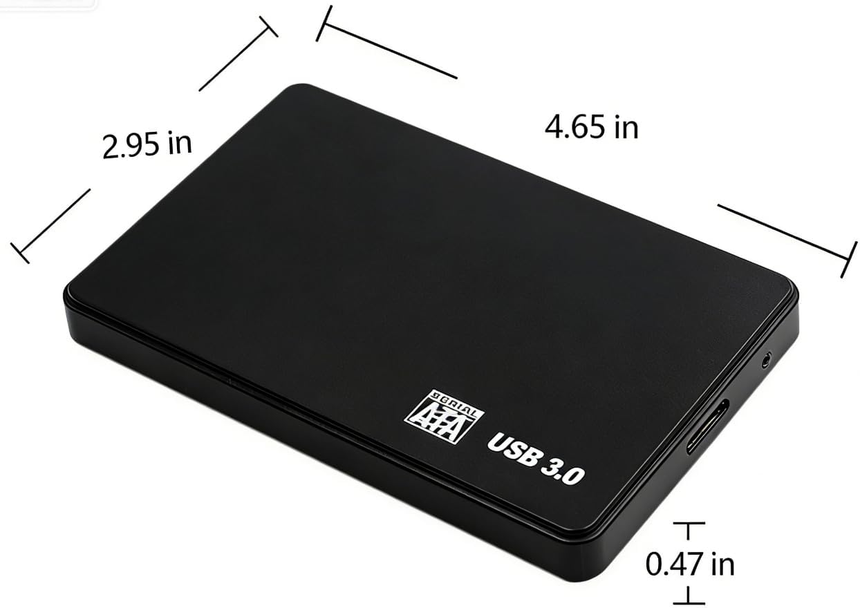 Usb 3.0, Format 2,5 Sata Iii, Ssd Und Hdd, Kompatibel Mit Wd, Toshiba, Samsung, Ps4 Und Xbox, Unterstützt Uasp (noir)