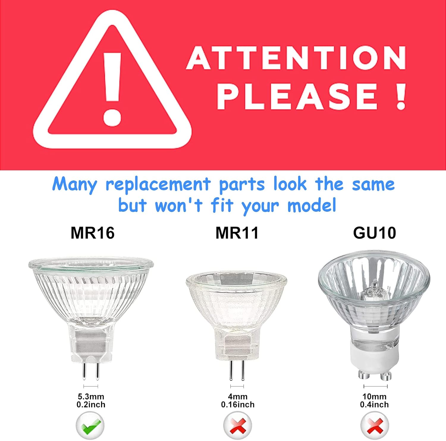 Ampulle Halogen Etuolmp Mr16 35 W 12 V, Los 6 Halogene Haute Puissance, Culot Gu5.3 2 Broschen, Éclairage Paysager, Spots Sur Rail, Fiber Optic, Lamps De Bureau, Dimmbar, White Chaud 2700 K