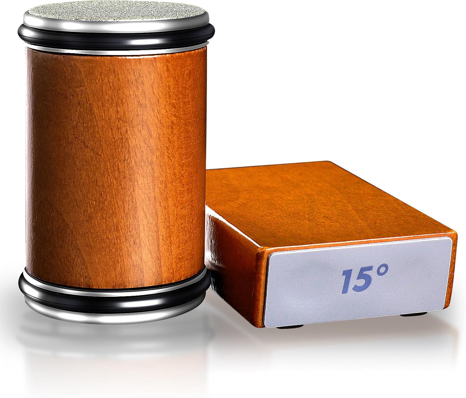 Kit D'Affûteur De Couteaux À Roulettes Ndicang - Affûteur Professionalnel Diamant Et Céramique - Base Magnétique Angulaire - Affûtage Sans Strategy - Coffret Cadet