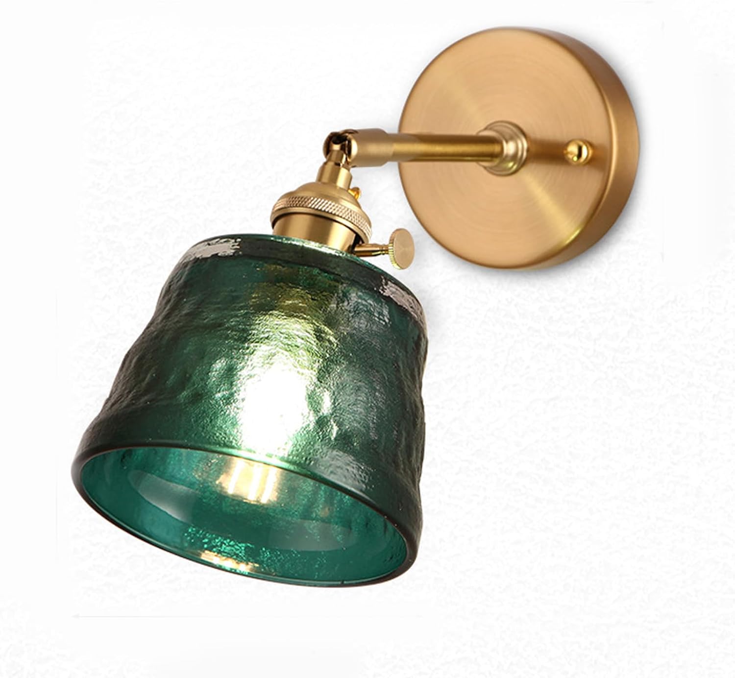 Vintage-chrasy-wandbild Aus Grünem Glas, Retro-gold-stil, E27-hülse, Ideal Für Ein Zimmer, Eine Decke, Ein Entrée Oder Einen Champagner-stil.