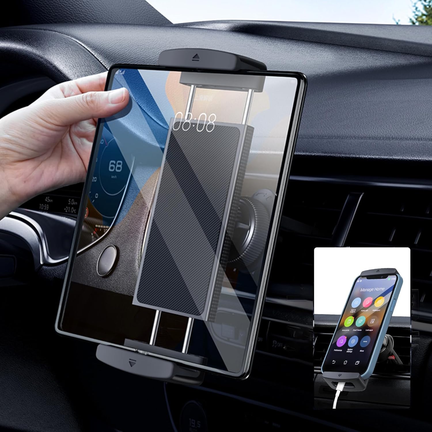 Kompatibel Mit Samsung Galaxy Z Fold 7 6 5 4 3 – Kompatibel Mit Tablets Und Halterungen, Um 360° Gedreht, Kompatibel Mit Ipad Mini 6, Ipad Pro, Ipad Air, Pixel Fold Und 4 12,9-zoll-taschen.