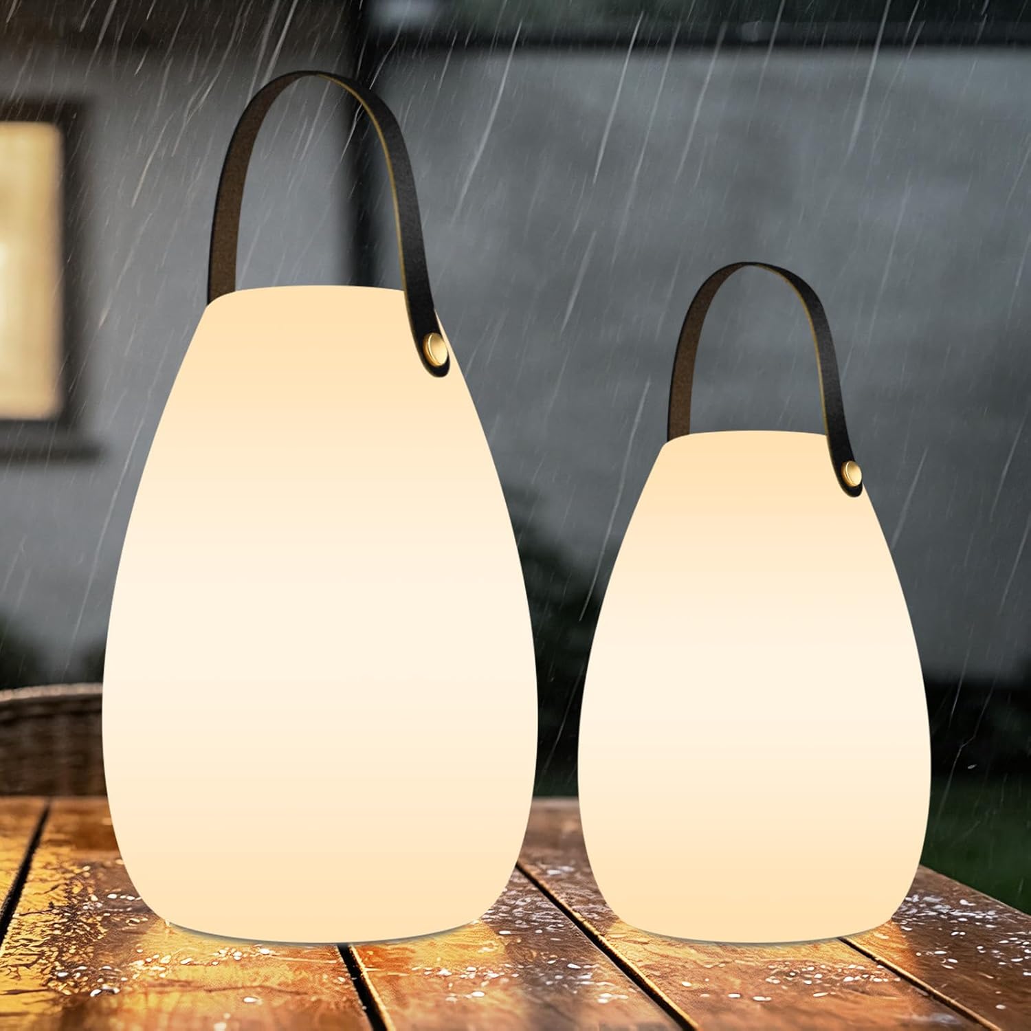 Viele 2 Lampen, Tragbare Geräte Auf Dem Tisch, Wiederaufladbare Lampen, Laternen, Rgb Ohne Fernbedienung, Led-lichtbeleuchtung, Schutzart Ip44, Innen- Und Außenidee (zimmer, Terrasse, Garten, Hochzeit