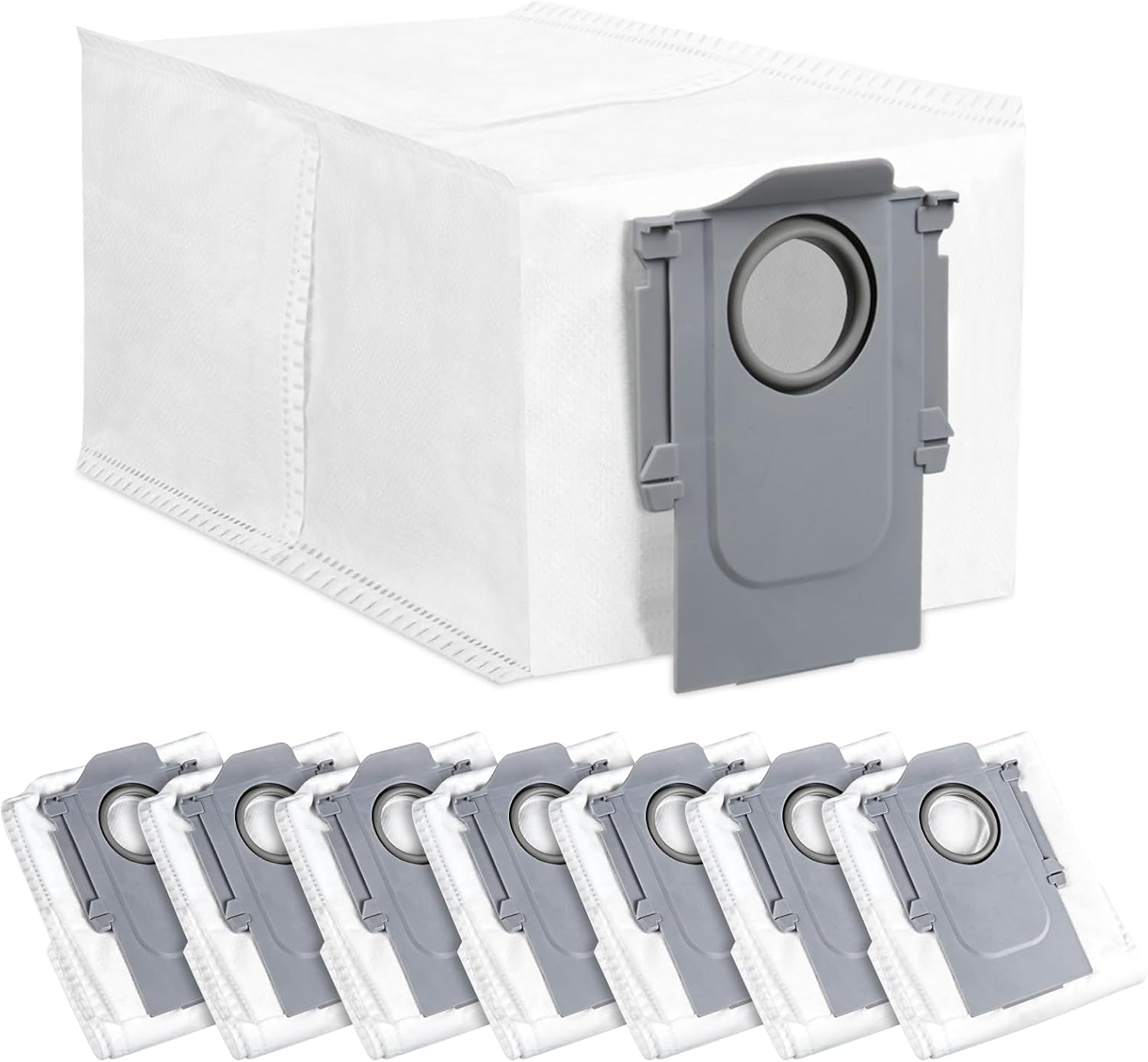 Lots Of 8 Robots Aerospace Roborock Qv 35a/saros 10/10r/q Revo/qrevo S/qrevo Pro/qrevo Plus/qrevo Master/qrevo Slim/qrevo Curv/qrevo Edge/s8 Maxv Ultra, Sacs With Capacity 2,7 L.