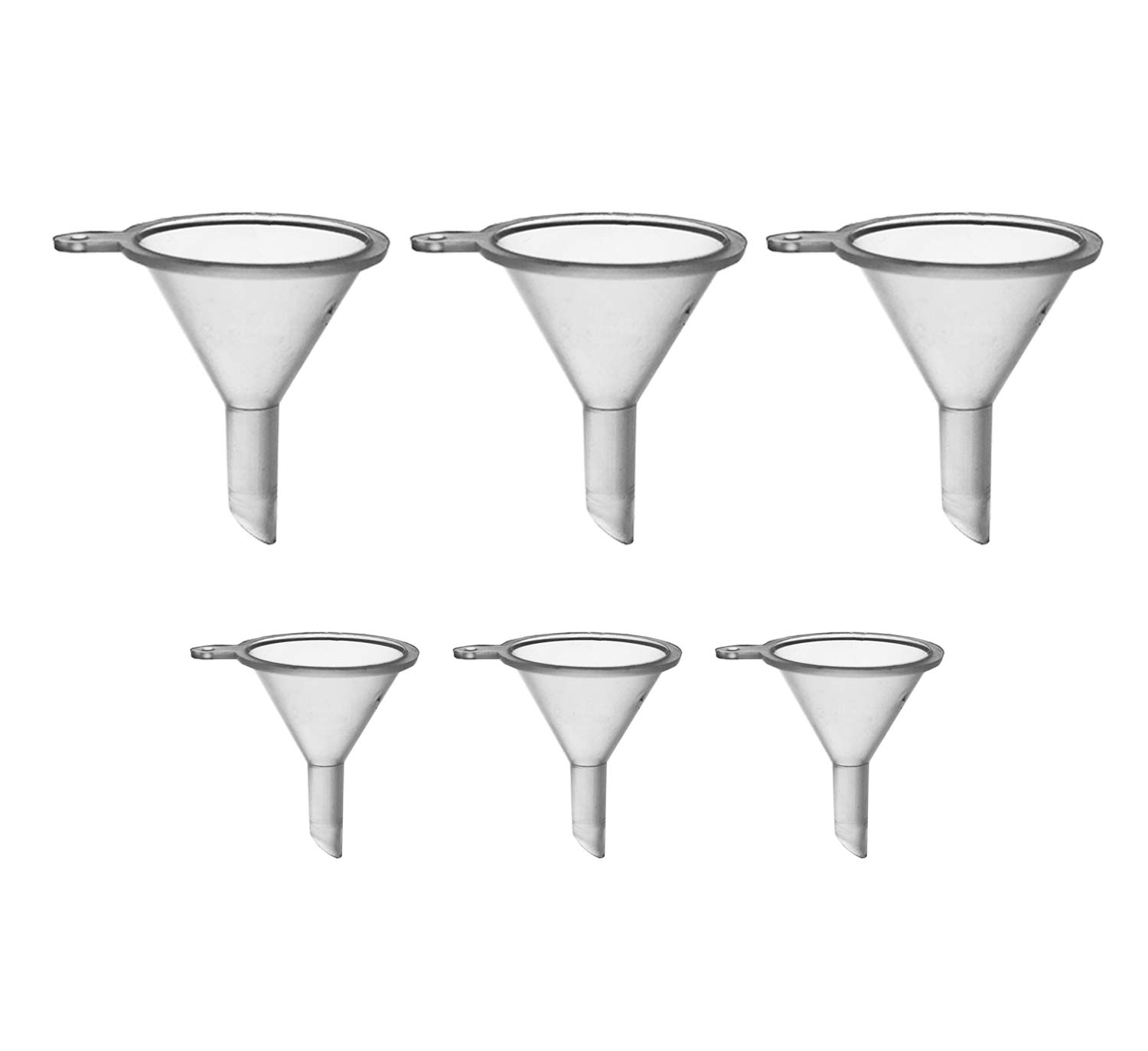 Ensemble Aus 6 Mini-tonnen Firefly Fuels – Petits Entonnoirs Und Plastique Pour Remplirable Petites Bouteilles, Bougies, Huile, Pailletten, Dekorationen, Perlen Und Küche – 2 Warteschlangen Für Fines,