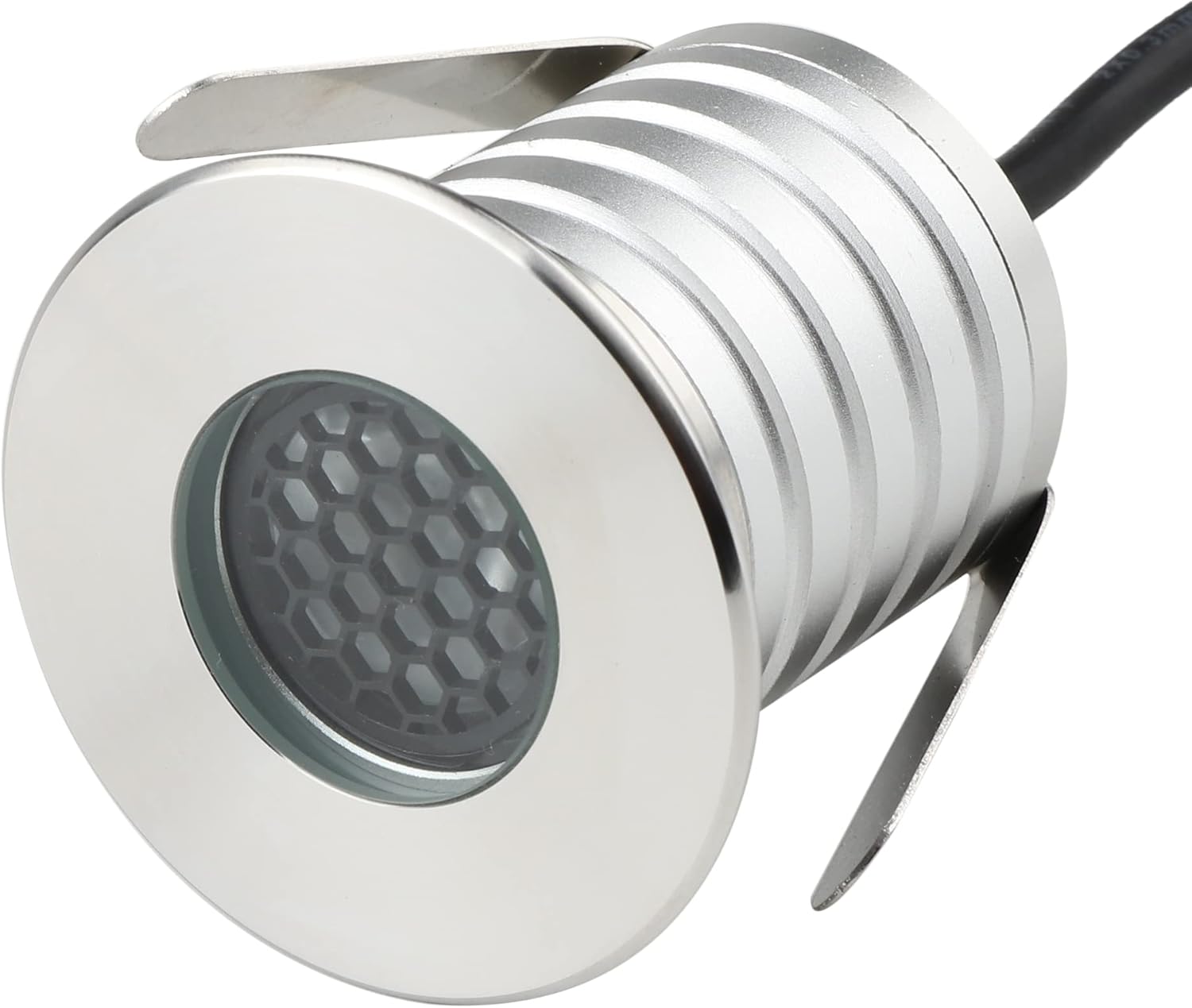 Einbaustrahler Mit Led-lichtschutz, 3 W, 12–24 V Cc, Ip67, Außenbeleuchtung, Weißes Licht, 3000 K (3 Watt)