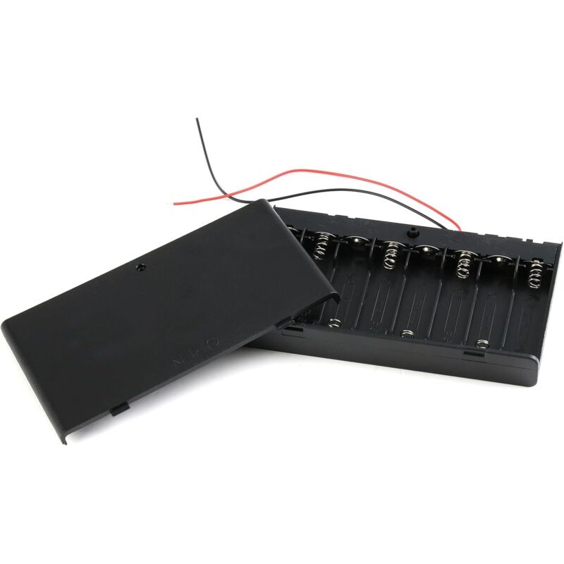 12-v-batteriehaltergehäuse Mit 8 Aa-batterien, Batterie-aufbewahrungsbox Mit Schalter