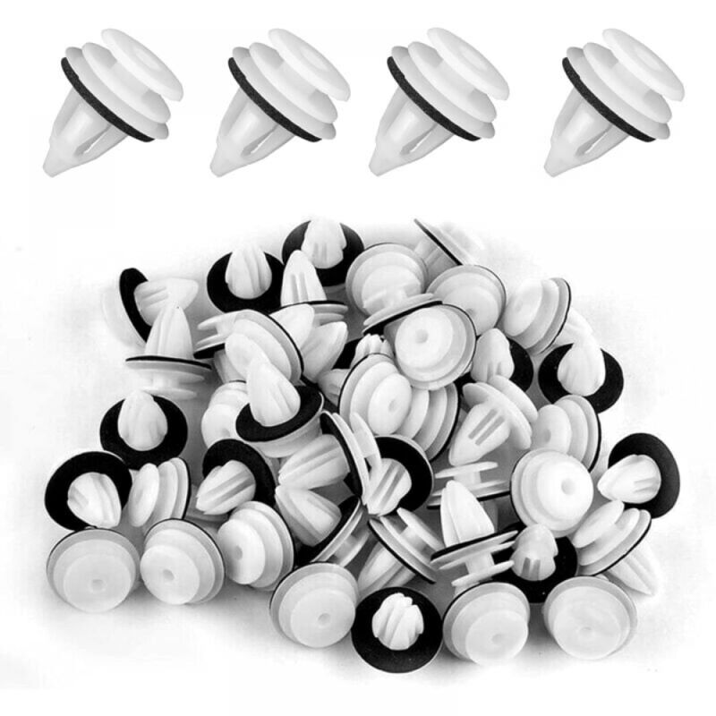 Set Mit 50 Universellen Befestigungsclips Für Autos, Kunststoffnieten Für Karosserieverkleidungen, Für Türverkleidungen