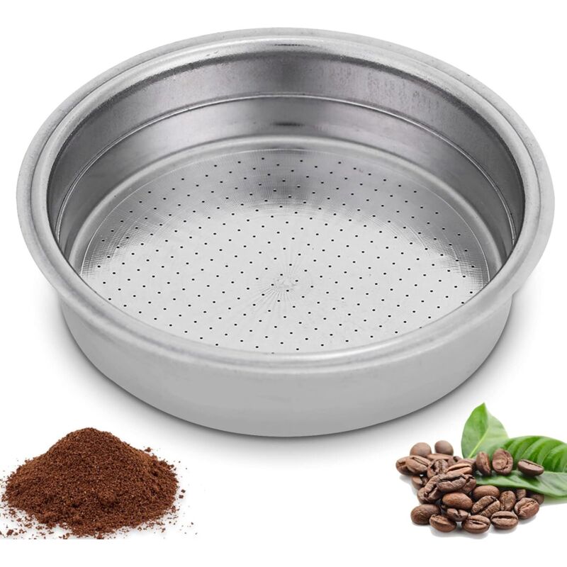 51mm Nicht-druckbeaufschlagter Filter, Kaffeefilter Aus Edelstahl, Einschichtiger, Druckloser Siebträger, Espressosiebträger Für Kaffeezubehör, Wiederverwendbare, Nachfüllbare Kapsel (single Cup)
