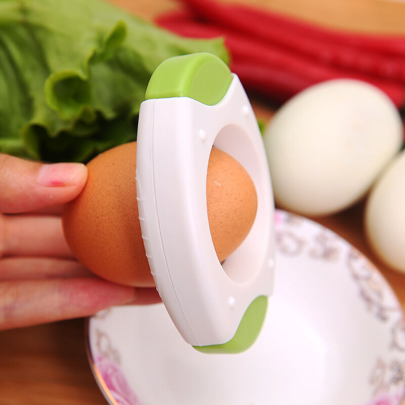 1 Stück Grüner Eierschneider Eierschalenöffner, Eierschalen Schneider Hart Gekochtes Ei, Eierschalenöffner Eierköpfer Eieröffner Küchenbedarf