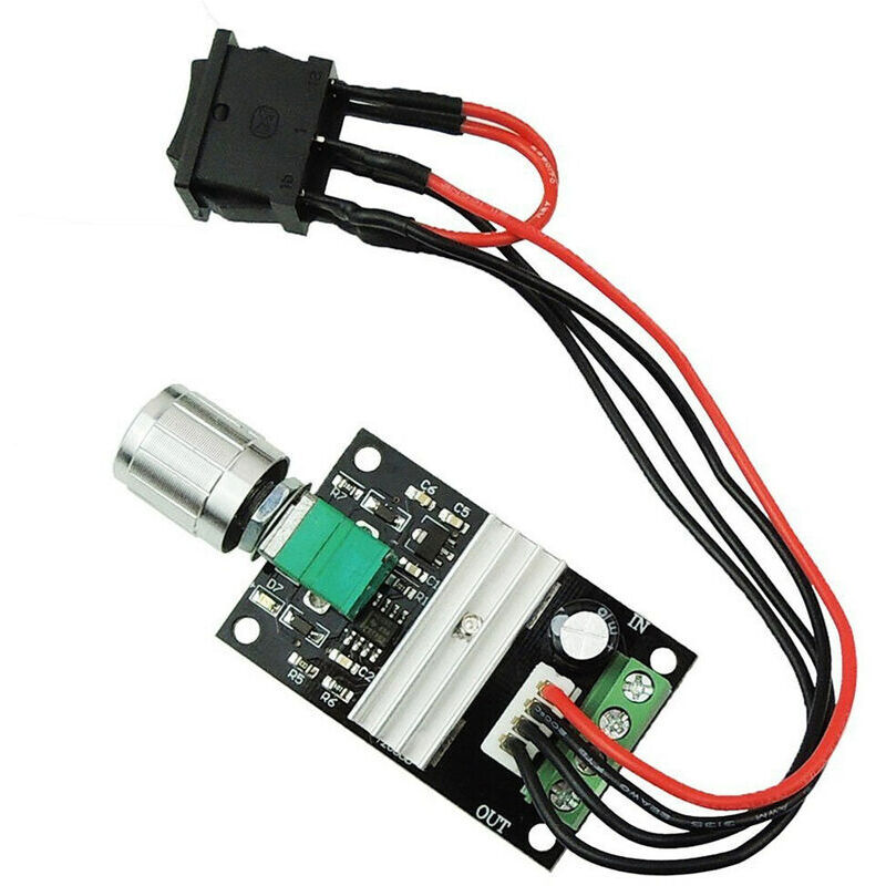 1203bb 6v 12v 24v 3a 80w Pwm-drehzahlregler Für Gleichstrommotoren, Einstellbarer Reversierbarer Motortreiber-schalter