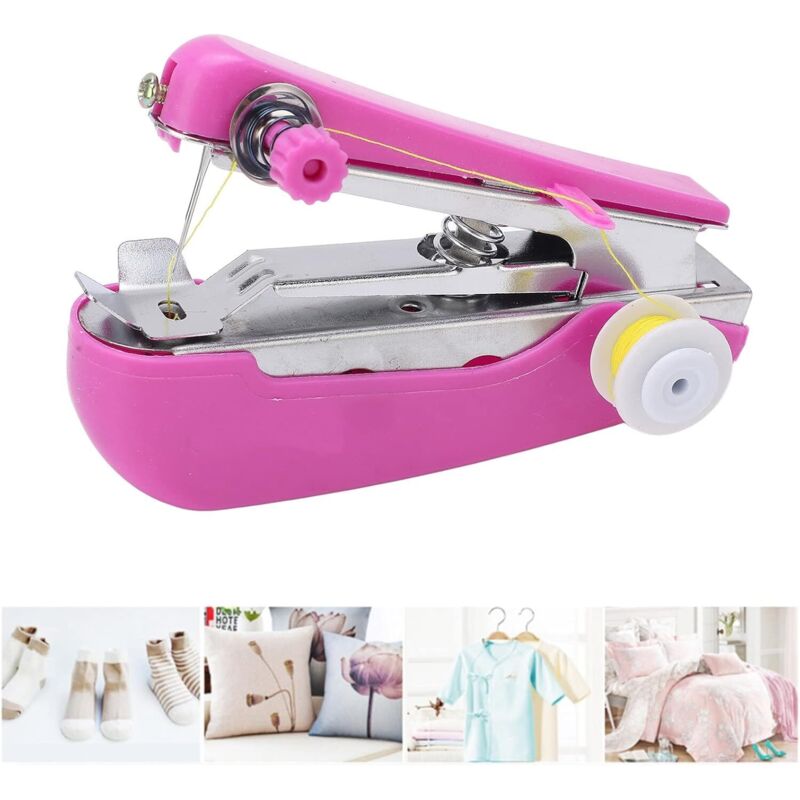 Mini-handnähmaschine, Leicht, Tragbar, Taschennähmaschine Für Zuhause, Nähwerkzeuge, Handarbeiten, Hosen, Pullover, Plüschtiere