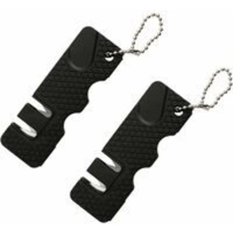 2 Stück Mini Messerschärfer Stein Messerschärfer Outdoor Werkzeuge Küche Multifunktion Tragbarer Mini Schleifstein Für Reisen Im Freien (schwarz)