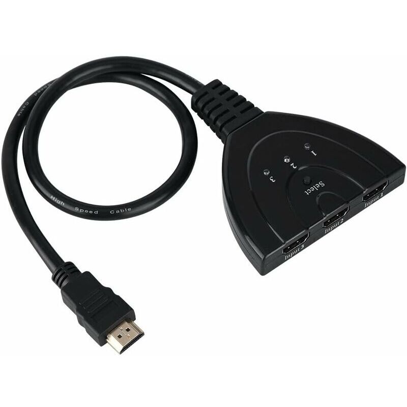 Hdmi-audio-konverter Video-umschalter 1080p Konvertierungskabel Für 3-in-1 Hdmi Split-signal-adapter Ausgang (50cm)