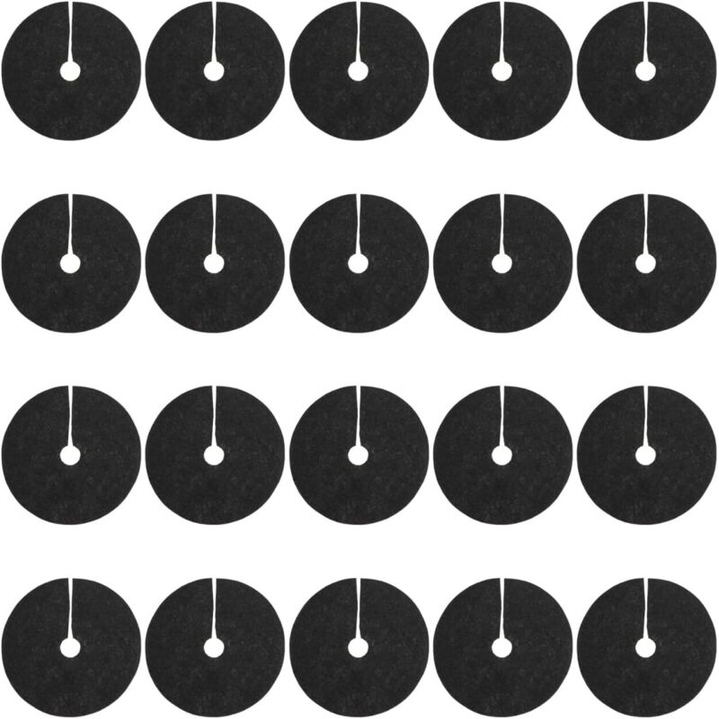 20er-pack Unkrautschutzmatten 15 Cm Runde Mulchringe Vliesstoff Anti-unkraut-matten