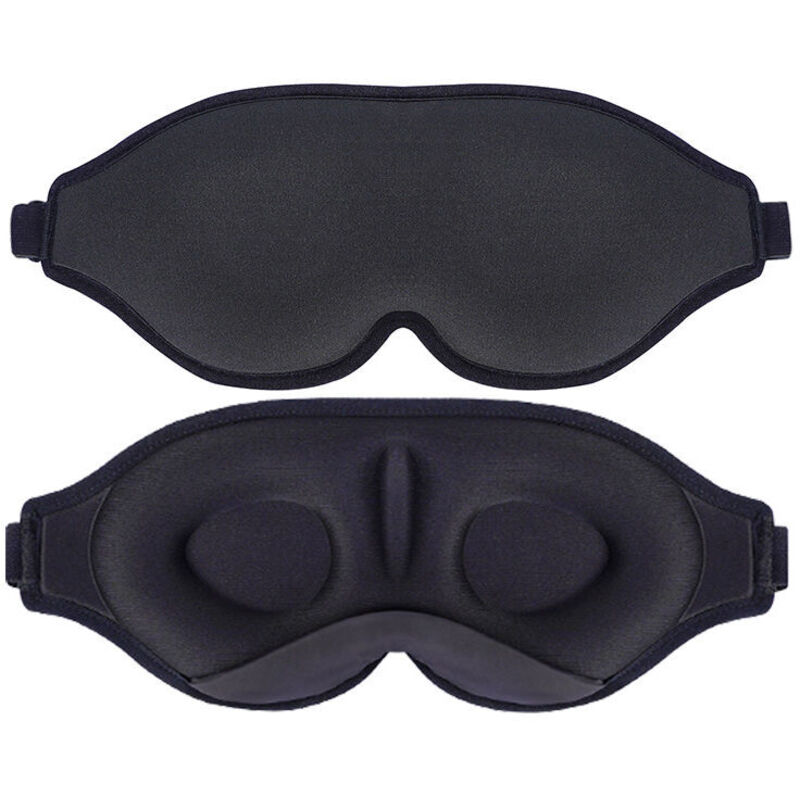 Innovative Schlafmaske, Schlafbrille, Augenmaske Zum Schlafen, Schlafmaske, Reise Flugzeug Meditation Nickerchen, Accessoires Für Männer Frauen (schwarz)