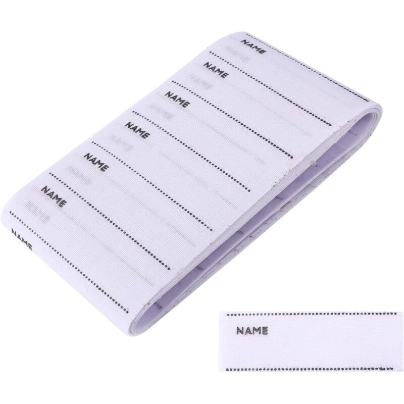Kleidungsetiketten, 200 Stück Aufbügeletiketten Aus Stoff Zum Nähen Von Personalisierter Kleidung Für Schuluniformen.