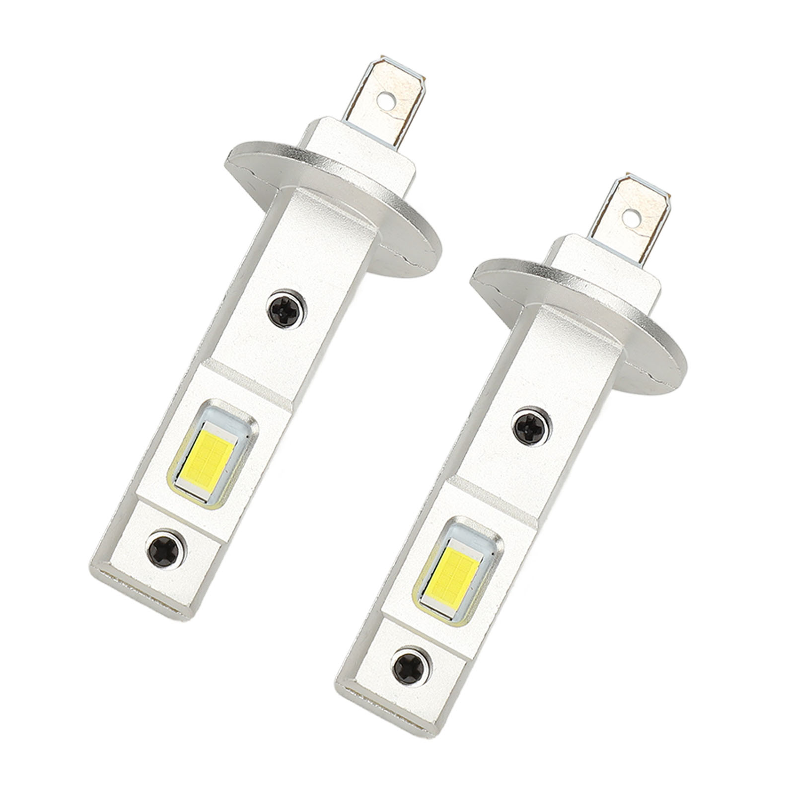 2er-pack H1 Led-scheinwerferlampen, Einfache Installation, Hohe Helligkeit (6500 K), 16 Csp-chips, Wasserdicht (ip68), Nebelscheinwerferlampen, 12 V Gleichstrom