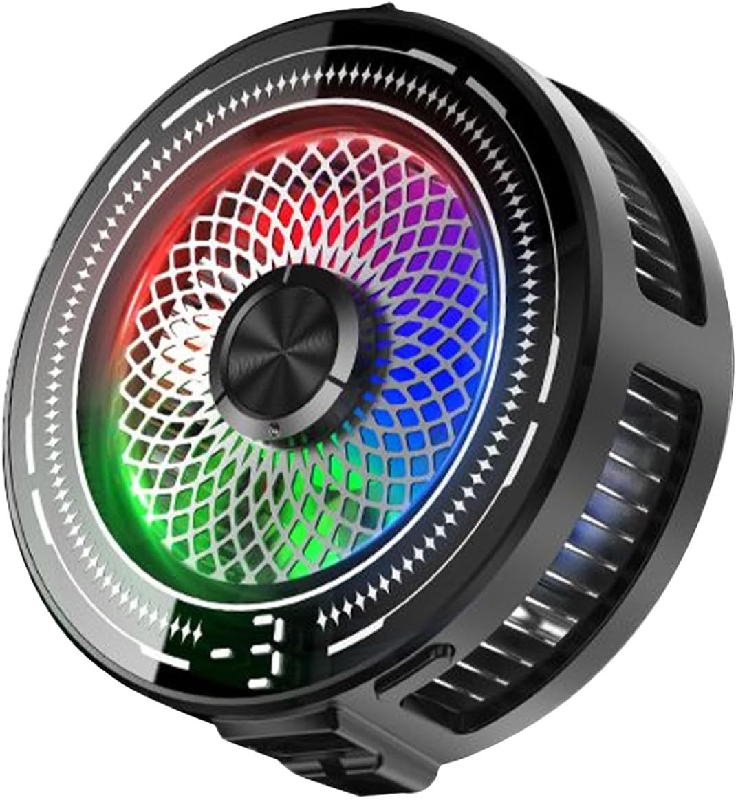 Smartphone-kühler – Rgb-beleuchtungseffekte, Magnetische Anziehung, 3 Geschwindigkeitsstufen, Typ-c, Kompatibel Mit Apple Und Android