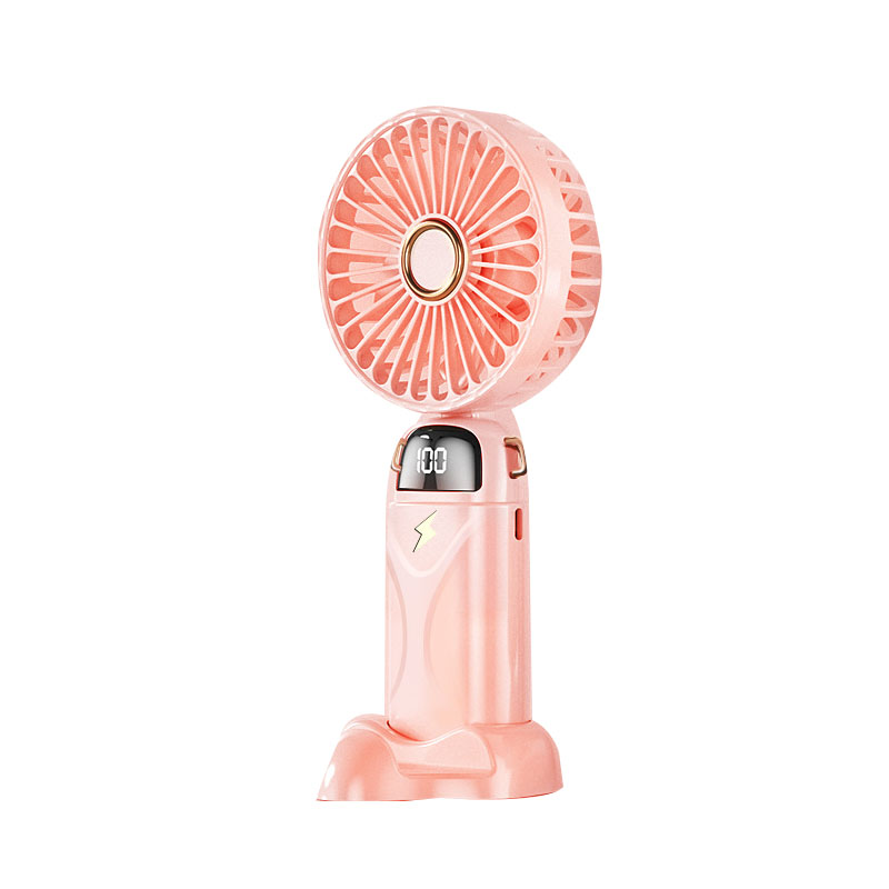 Tragbarer, Faltbarer Ventilator Mit 5 Geschwindigkeitsstufen, Usb-aufladbar, Ideal Für Reisen Und Camping.