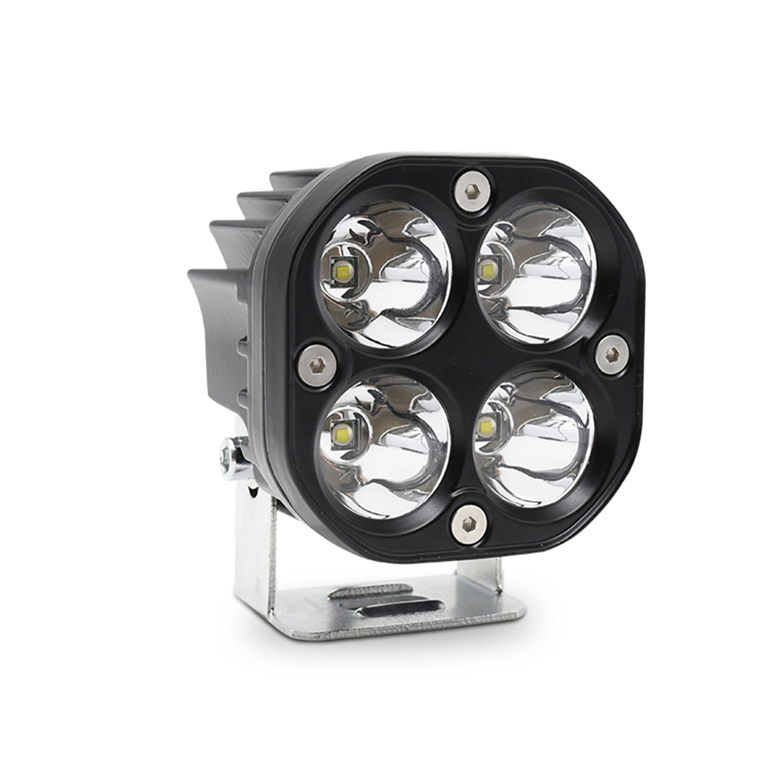Led-fahrscheinwerfer, 1 Stück, 3 Zoll, 40 W, Ultrahelle, Wasserdichte Zusatzlampe, Scheinwerfer Für Auto, Motorrad, Lkw, Atv, Utv, Boot (weiß)