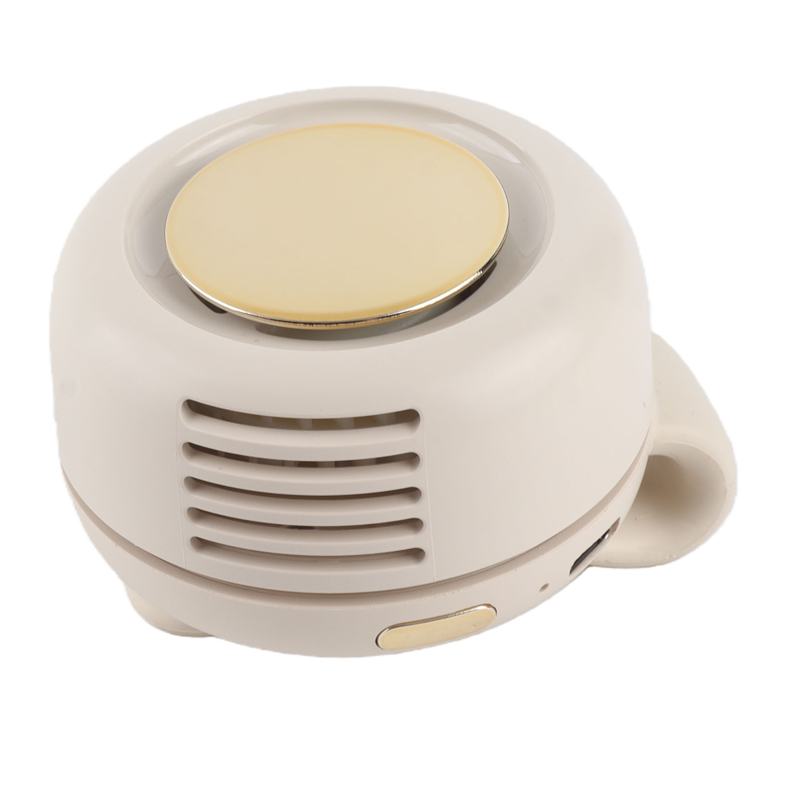 Tragbarer, Klingenloser Ventilator, Usb-aufladbar, Mit Mini-clip, Ideal Für Sport, Arbeit Und Outdoor-aktivitäten (weiß).