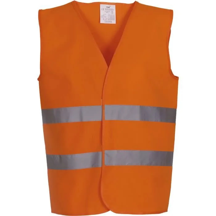 Schutzkleidung Yoko Hi Vis 2 Bands Waschbar Klettverschluss