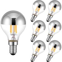 Die G45 Kopfspiegellampe Ist Eine Led-filamentbirne, Die 6er-packung Led-lampen Mit E14-fassung, Die Den Klassischen Stil Einer Edison-glühbirne Imitiert (6er-packung).