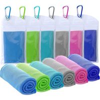 Kühlhandtuch – Atmungsaktives, Hochverdunstendes Material – Für Indoor- Und Outdoor-sportaktivitäten – 6 Stück