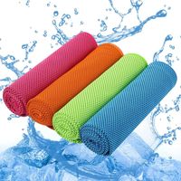 4er-set Kühlhandtücher (100 X 30 Cm), Sporthandtücher, Kühlhandtücher, Super Saugfähig Und Schnelltrocknend, Perfektes Sporthandtuch Für Herren Zum Campen Und Für Sportliche Aktivitäten