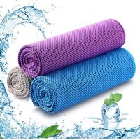 Kühlhandtuch – Mikrofaser – 30 X 90 Cm – Für Outdoor-sportarten, Fitnessstudio, Yoga, Radfahren, Wandern, Golf, Camping – 4er-pack