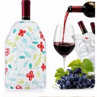 Kühlhülle Für Weinflaschen, Weinkühler Mit Gel, Wiederverwendbare Gelhülle – Für Wein-, Champagner- Und Bierflaschen – Ideal Für Aperitifs, Picknicks, Reisen Und Partys (weiß, 3er-pack)