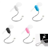 Usb-lüfter, 4 Kleine Lüfter, Mini-usb-lüfter Aus Metall, Mini-usb-lüfter, Flexibler Lüfter, Leiser Tragbarer Desktop-lüfter Für Laptops