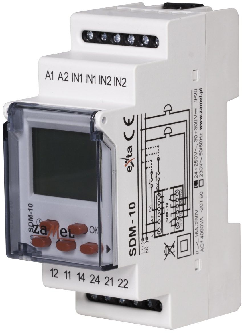 Steuergerät Zamel Sdm-10/u Batterie Backup 66 Mm