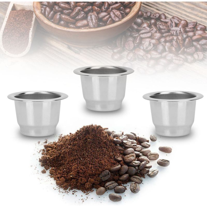 Wiederverwendbare Edelstahl-kaffeekapsel Für Nespresso-maschinen, Nachfüllbar Und Umweltfreundlich