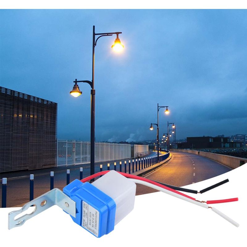 Automatischer Dämmerungsschalter Ein/aus 12v Ac 10a Lichtsensor Für Außenstraßenbeleuchtung
