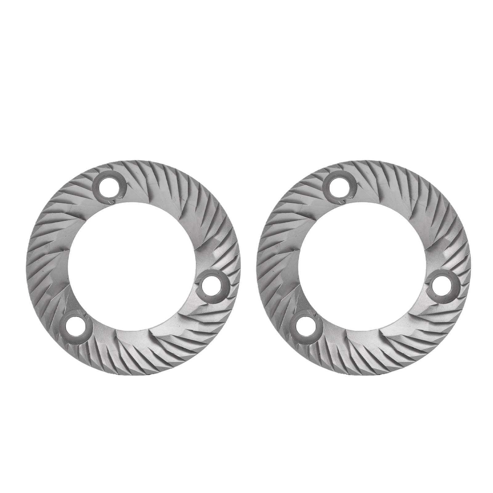 Set Mit 2 Ersatzmahlscheiben Für Rancilio Kaffeemühle, 50 Mm Durchmesser, Edelstahl, 3 Löcher.