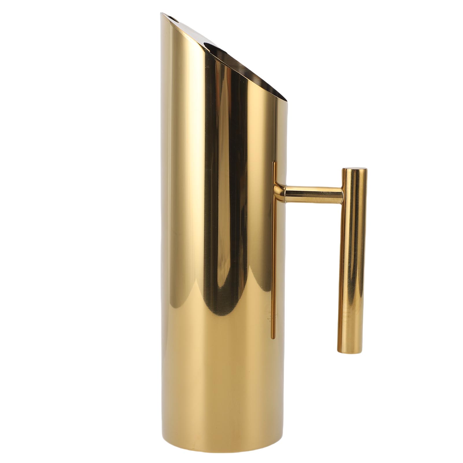 Wasserkaraffe Aus Edelstahl 304, 1,5 L, Modernes Design, Mit Griff, Behälter Für Heiße Und Kalte Getränke, Tee, Kaffee, Saft, Goldfarben.