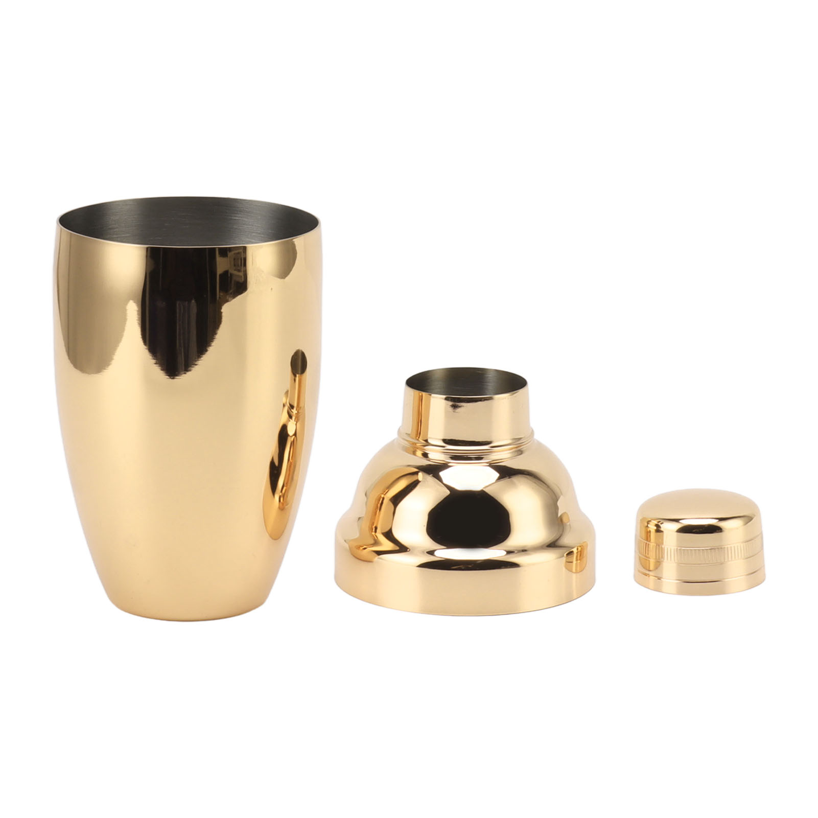 Korrosionsbeständiger Cocktailshaker Aus Edelstahl, Ideal Für Barkeeper, Cocktails, Milch, Tee Und Vergoldete Gläser.
