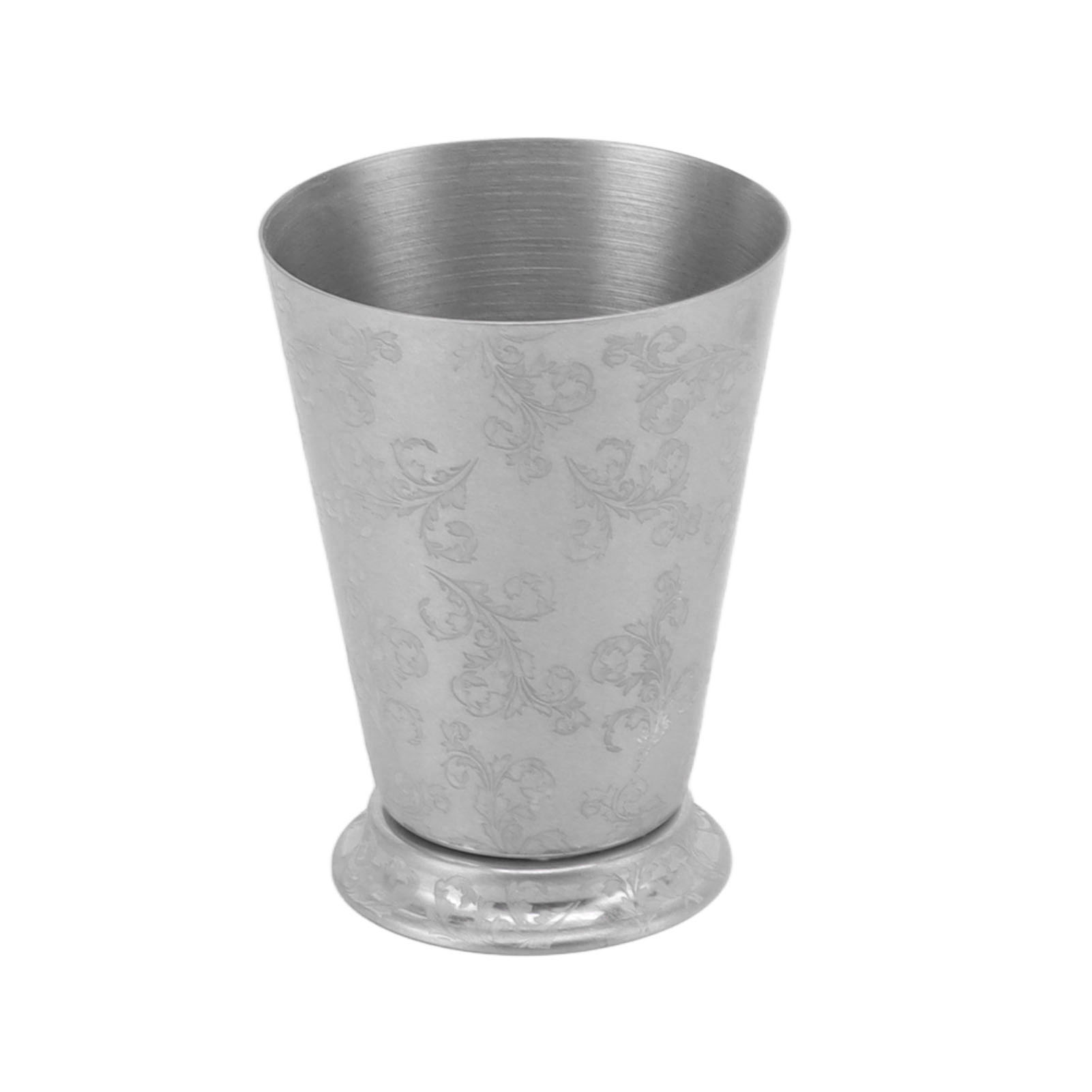Mint-julep-glas, Cocktailglas Aus Edelstahl, Moscow-mule-glas, Bierkrug, Kaffeegläser, Blattstruktur