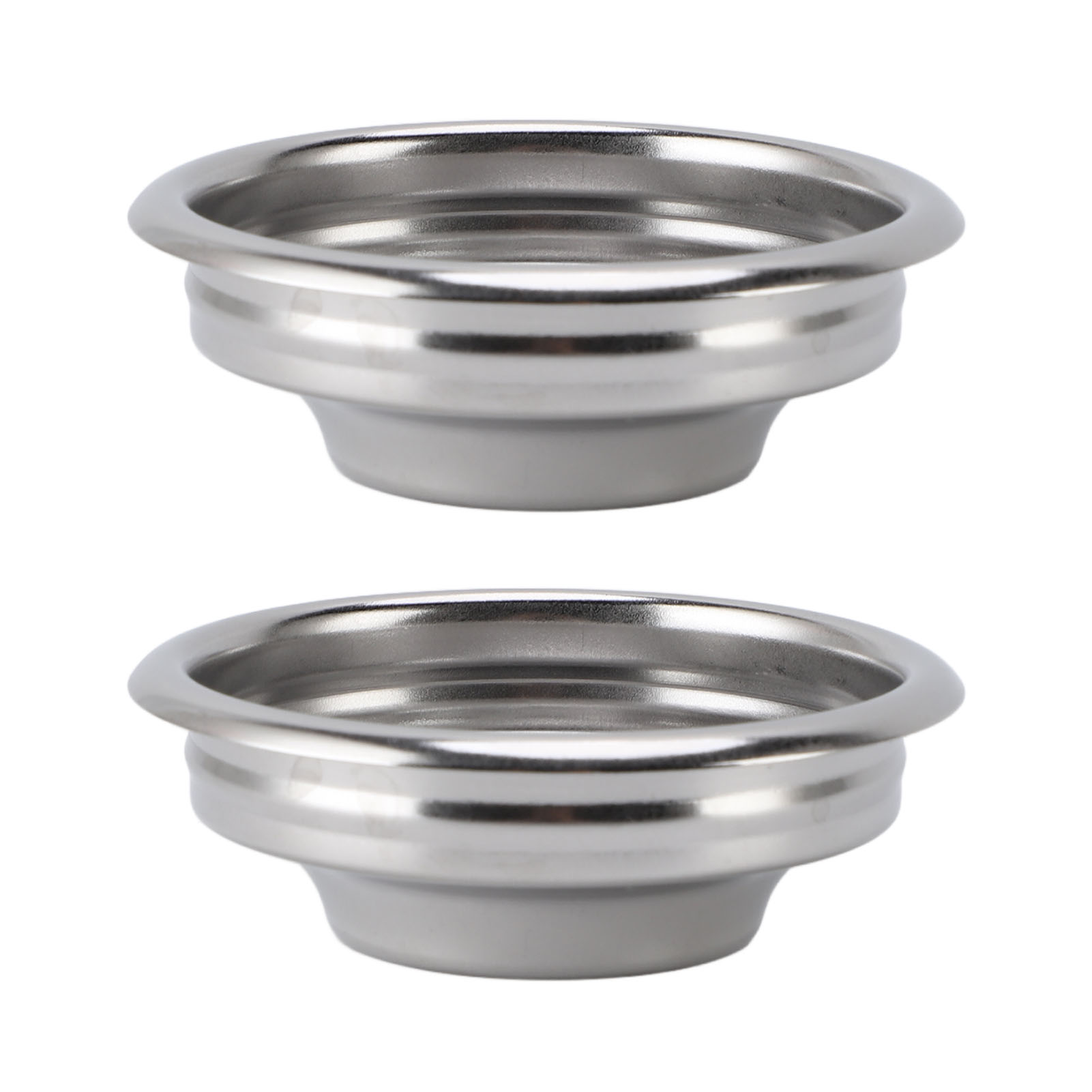 Edelstahl-filterhalter, 2 Stück, Für 1 Tasse Kaffee (58 Mm).