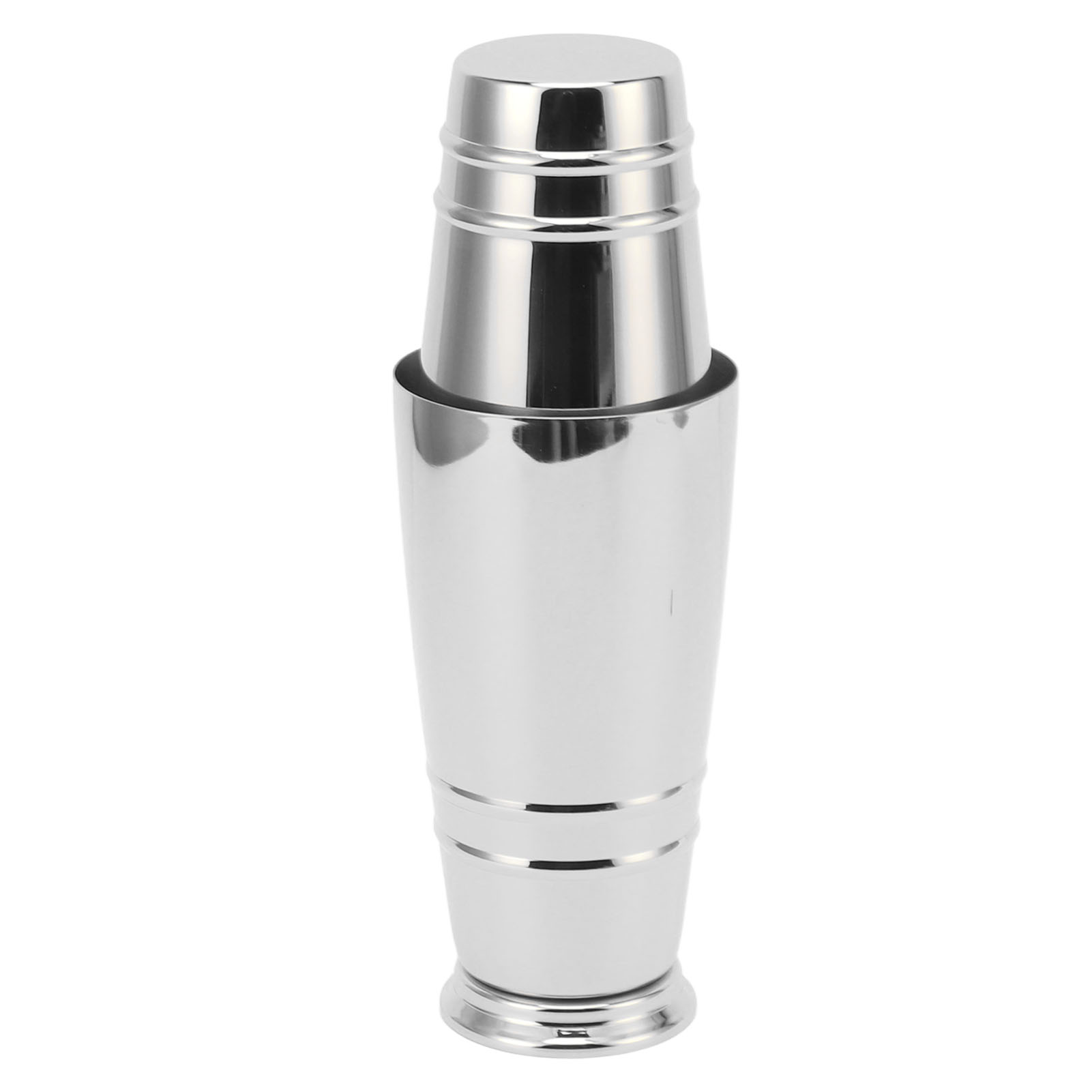Polierter Boston-cocktailshaker Aus Edelstahl 304 Mit Sockel, Spülmaschinenfest, Ideal Für Die Hausbar, Silberfarben.