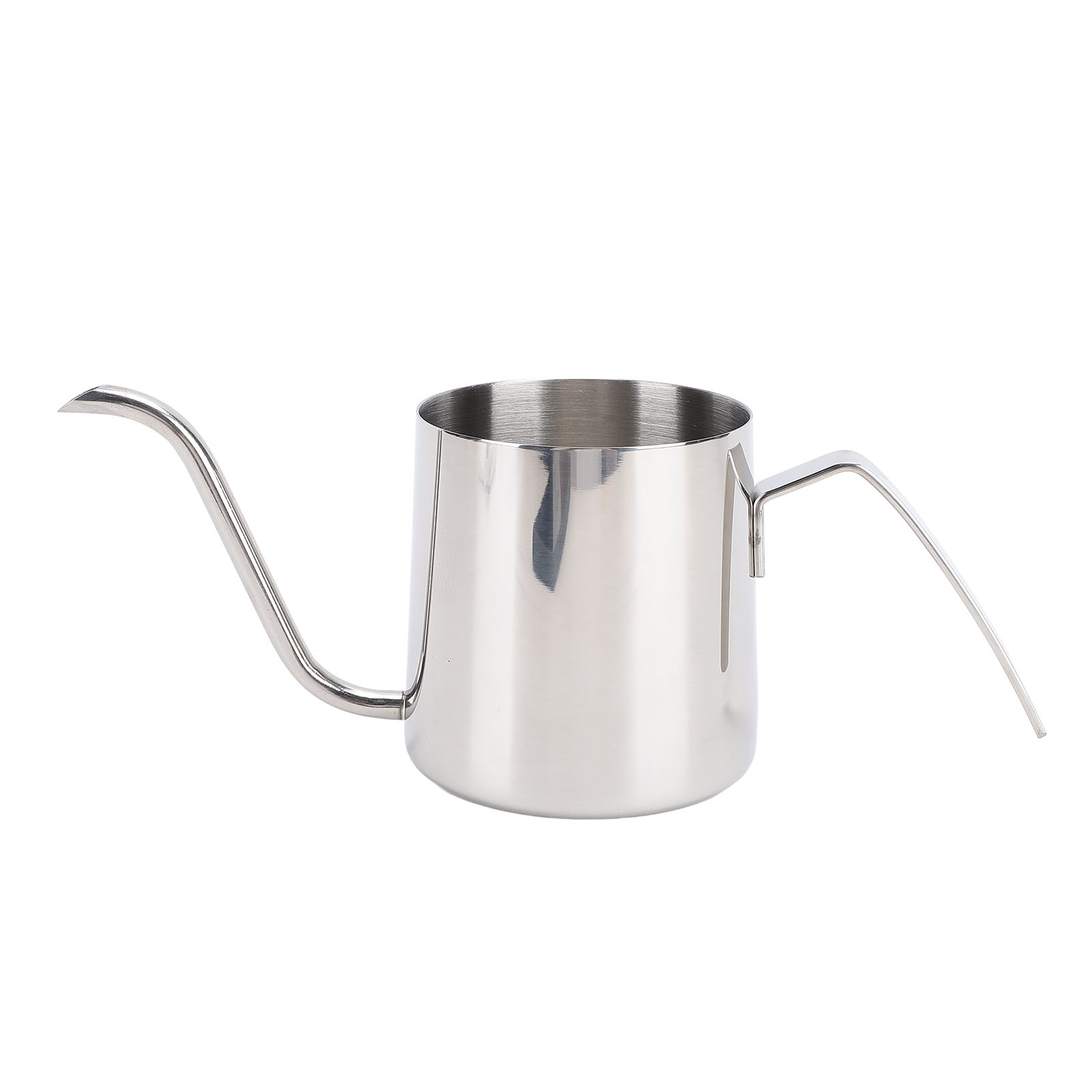 Kaffeekessel Aus Edelstahl Sus304 (240 Ml) Mit Schwanenhalsausguss, Teekanne Und Tropffreier Tasse. Ideal Für Zuhause, Camping Und Reisen.