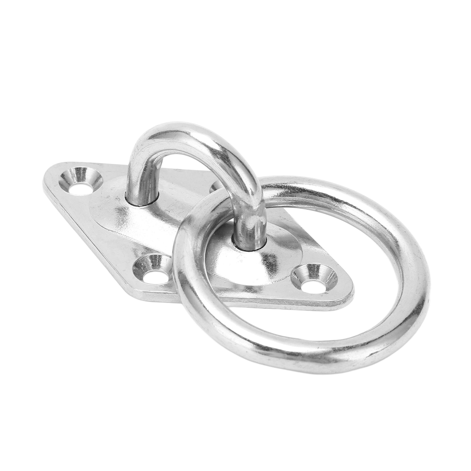 Diamantösenplatte M6x66x40mm, Wandhaken Aus Edelstahl 316 Für Boote Und Yachten