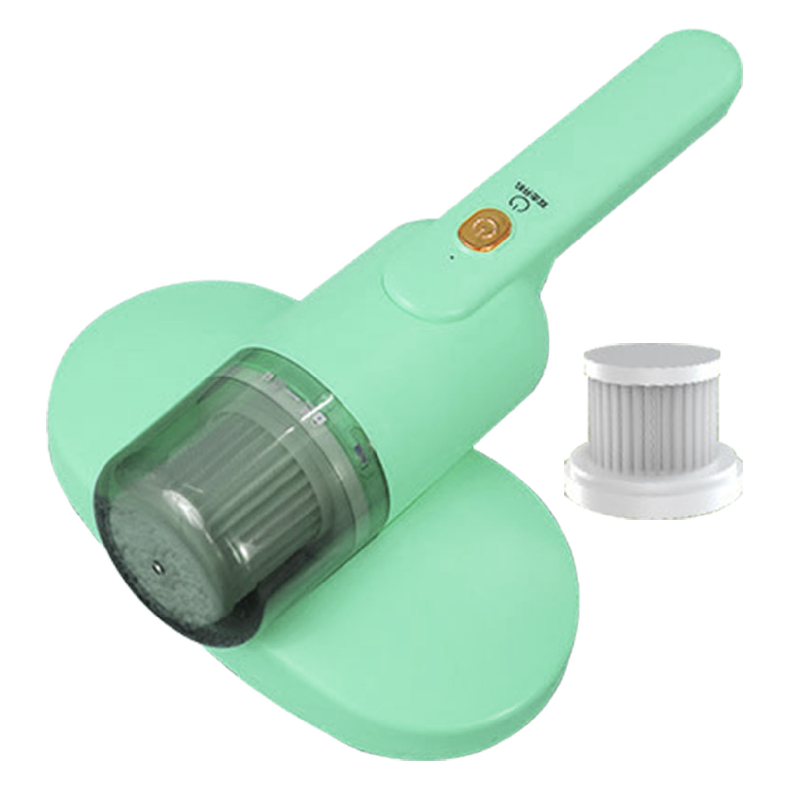 Tragbarer Uv-matratzenstaubsauger Mit Doppelter Saugkraft, Milbenschutz, Mit Filter, Für Zuhause Und Schlafzimmer, Grün